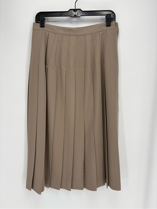 Jos. A. Bank Dresses & Skirts - 🪭 Jos. A. Bank Tan Pleated Midi Skirt